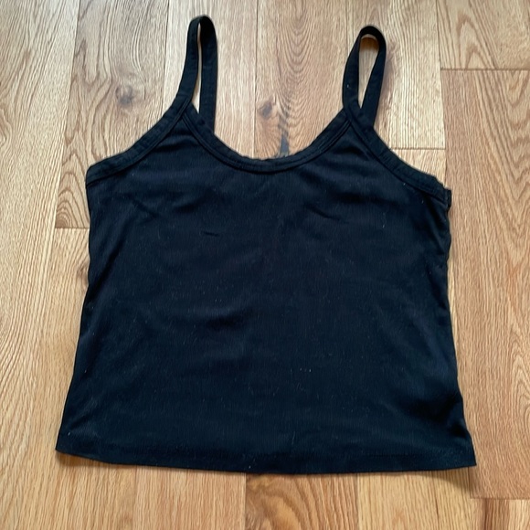 WILD FABLE || Women's Ribbed Tiny Tank Top Black Size Large - Picture 3 of 7